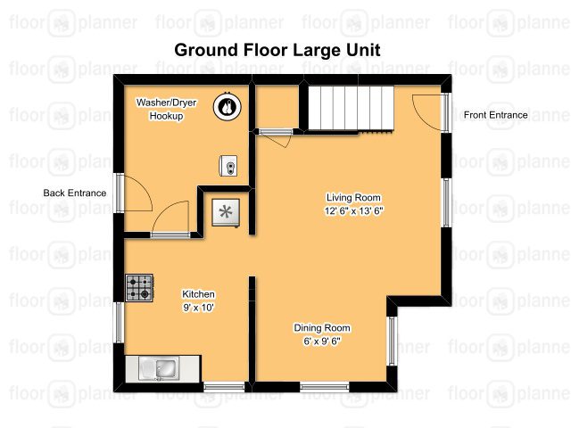 First floor large unit layout